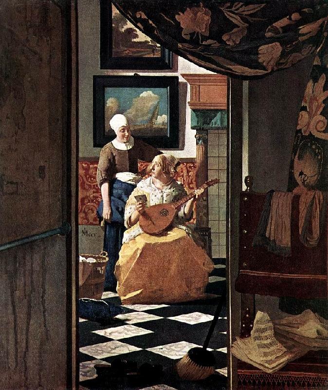 Jan Vermeer The Love Letter